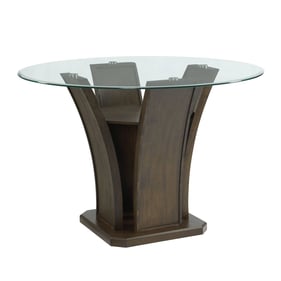 Picket House Simms Walnut Wood Round Counter Height Table