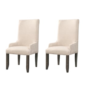 2 Picket House Stanford Cream Standard Height Parson Chairs