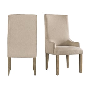 2 Picket House Stanford Taupe Standard Height Parson Chairs