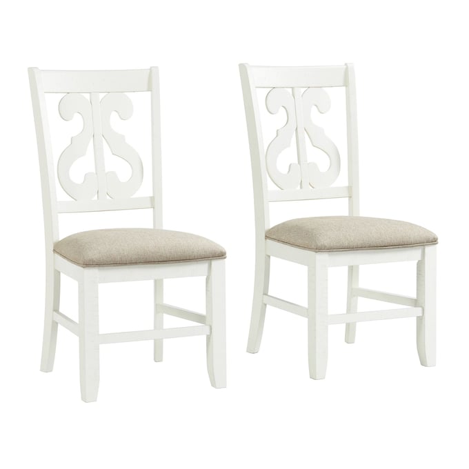 2 Picket House Stanford White Dining Side Chairs PKT-DST750SC