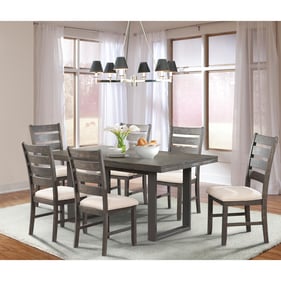 Picket House Sullivan Dark Ash Wood 7pc Dining Room Set