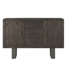 Picket House Sullivan Dark Ash Wood 3 Drawers Server