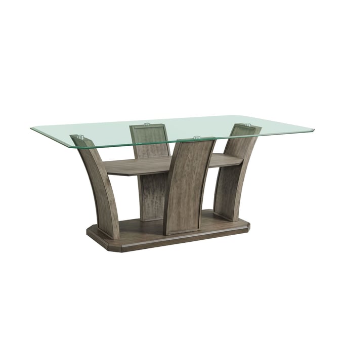 Picket House Simms Grey Wood Counter Height Table PKT-DPR300CDTB