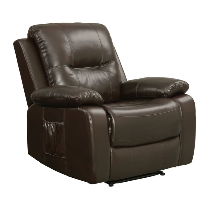 Picket House Evan Brown Power Motion Recliner PKT-UDY3392107PLT