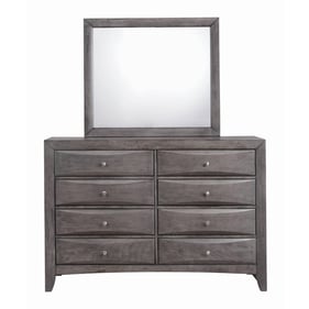 Picket House Madison Gray Wood Dresser and Mirror