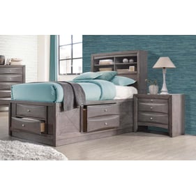 Picket House Madison Gray 2pc Bedroom Set With Twin Storage Bed