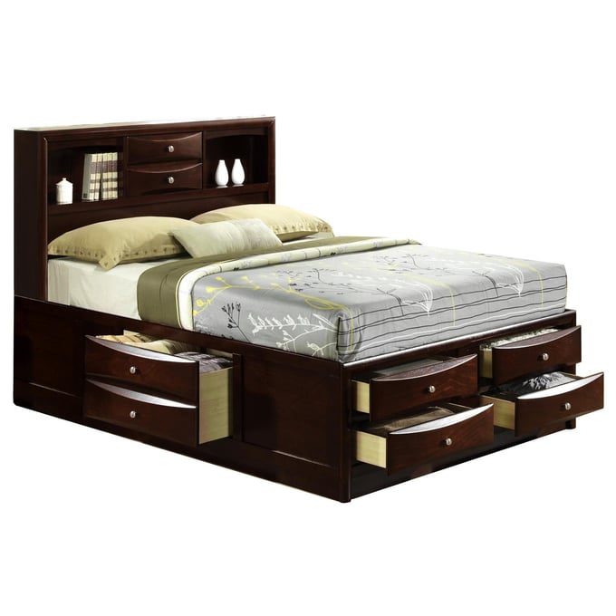 Picket House Madison Mahogany Queen Storage Bed PKT-EM300QB