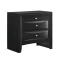 Picket House Furnishings Dana 3-Drawer Nightstand in Black