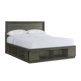 Picket House Hollis Grey Wood King Storage Bed