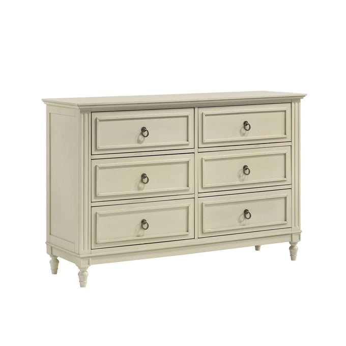 Picket House Gia White 6 Drawer Dresser PKT-GI700DR