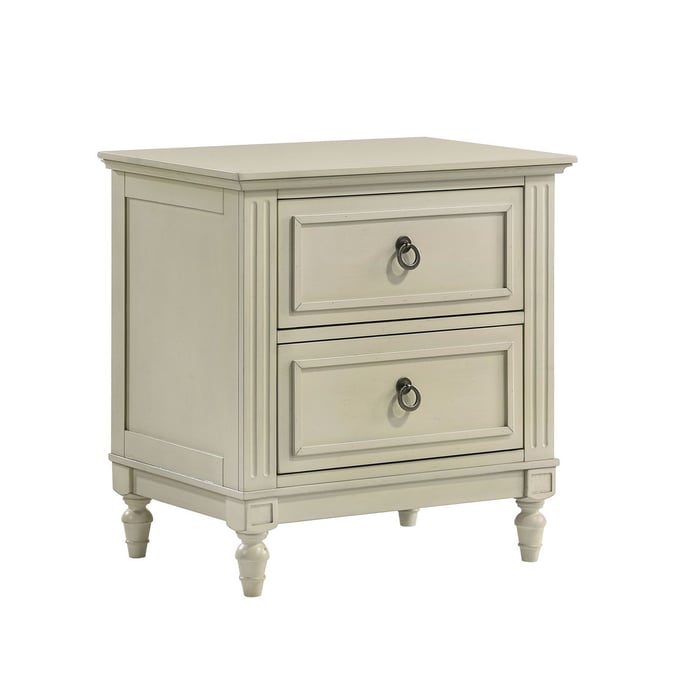 Picket House Gia White 2 Drawer Nightstand PKT-GI700NS