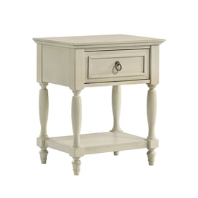 Picket House Gia White 1 Drawer Nightstand