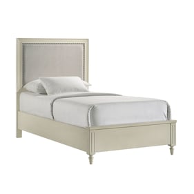 Picket House Gia White Twin Panel Bed