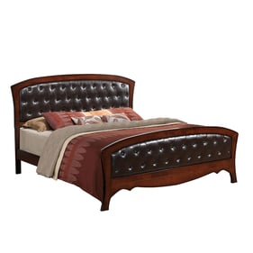 Picket House Jansen Medium Espresso Wood King Panel Bed