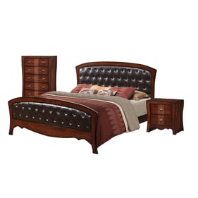 Picket House Jansen Medium Espresso 3pc Bedroom Set with Queen Panel Bed