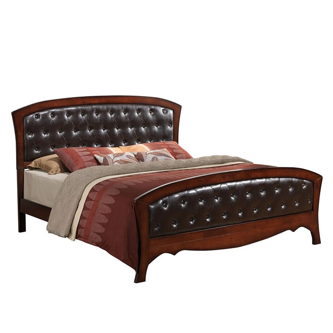 Picket House Jansen Medium Espresso Wood Queen Panel Bed PKT-JN100QBB