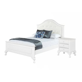 Picket House Jenna White 2pc Kids Bedroom Set with Full Panel Bed