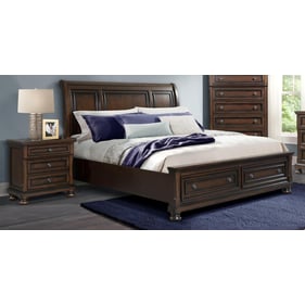 Picket House Kingsley Walnut 2pc Bedroom Set with Storage King Bed