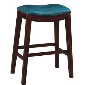 Picket House Bowen Blue 30 Inch Backless Bar Stool