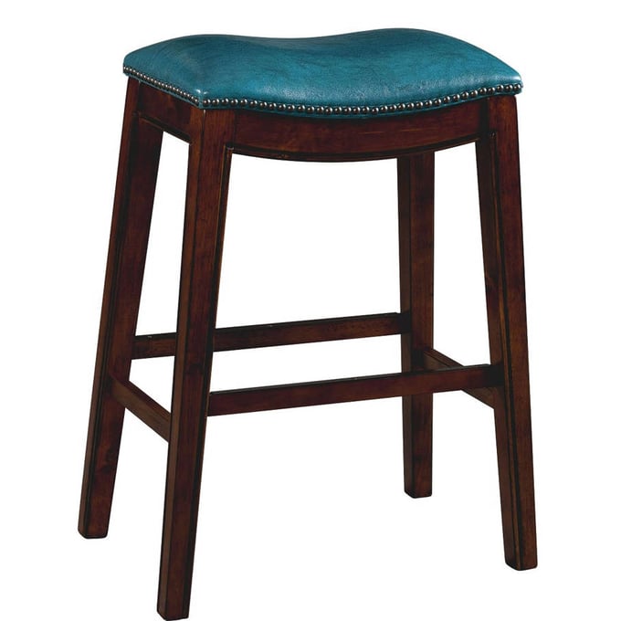 Picket House Bowen Blue 30 Inch Backless Bar Stool PKT-LFS100BSTBL