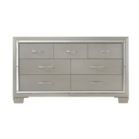 Picket House Glamour Champagne Wood 7 Drawers Dresser