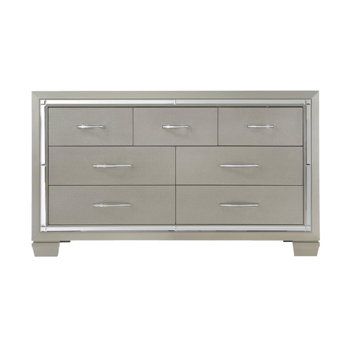 Picket House Glamour Champagne Wood 7 Drawers Dresser PKT-LT100DR