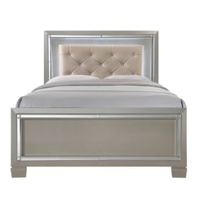 Picket House Glamour Youth Champagne Wood Full Platform Bed