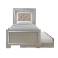 Picket House Furnishings Glamour Youth Twin Platform Bed w/ Trundle