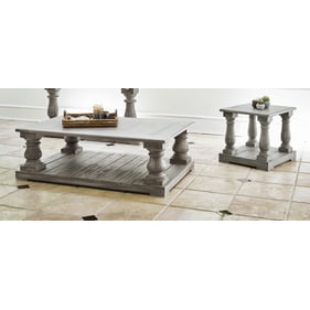 Picket House Baxter Smoke Grey 3pc Coffee Table Set