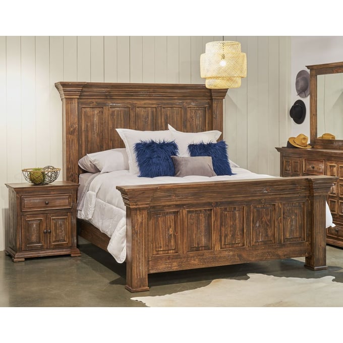 Picket House Ruma Brown 2pc Bedroom Set with Queen Bed PKT-MBLV500-BR-S1