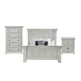 Picket House Ruma White 3pc Queen Bedroom Set