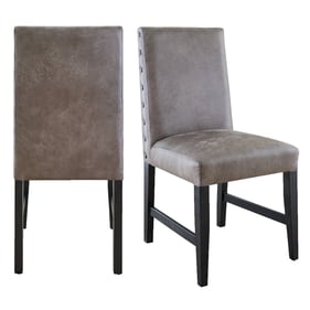 2 Picket House Tyler Gray Dining Side Chairs