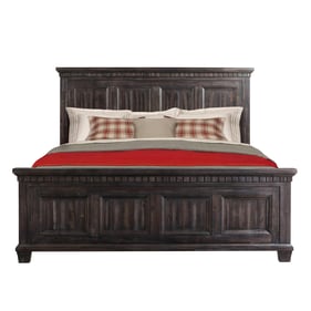 Picket House Steele Smokey Walnut Wood King Panel Bed