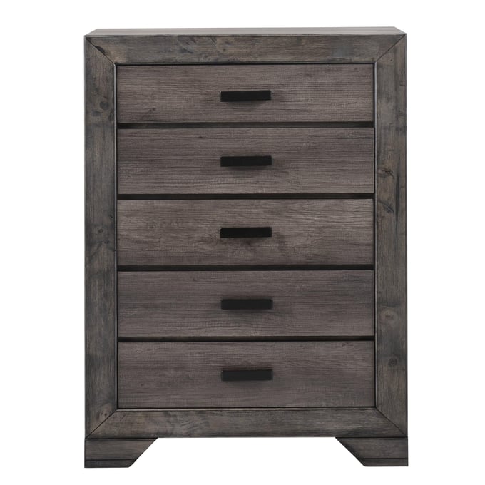 Picket House Grayson Grey Oak 5 Drawers Chest PKT-NH100CH