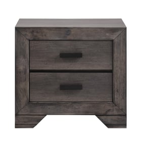 Picket House Grayson Grey Oak 2 Drawers Nightstand