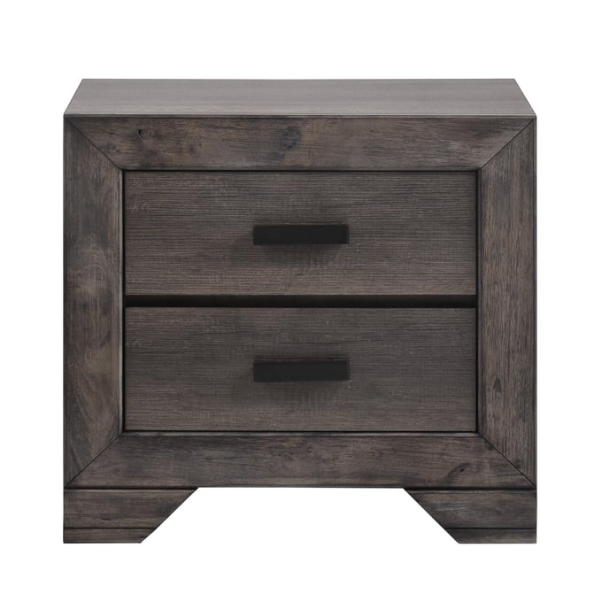 Picket House Grayson Grey Oak 2 Drawers Nightstand PKT-NH100NS