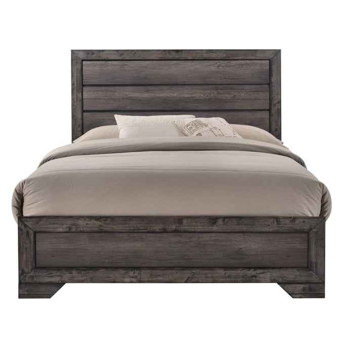 Picket House Grayson Grey Oak Queen Panel Bed PKT-NH100QB