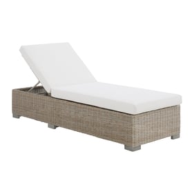 Picket House Camal Tan White Cream Chaise Lounge