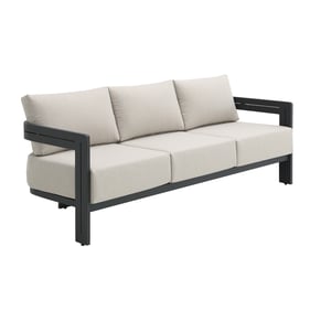 Picket House Del Mar Black Beige Outdoor Sofa