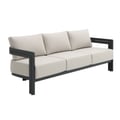 Picket House Furnishings Del Mar Sofa - Black and Soluction Beige