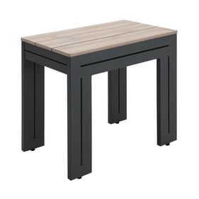 Picket House Del Mar Black Tan Outdoor End Table