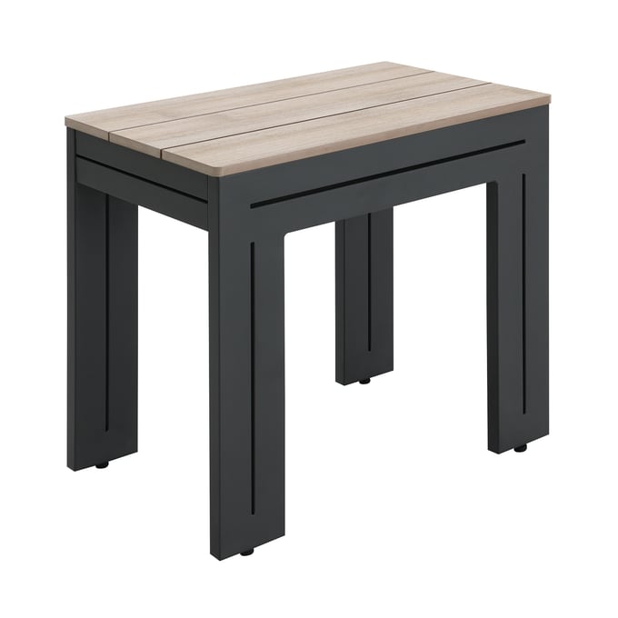 Picket House Del Mar Black Tan Outdoor End Table PKT-O-10910-8-ET