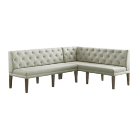 Picket House Sumpter Grey Dining Sectional Sofa Bench