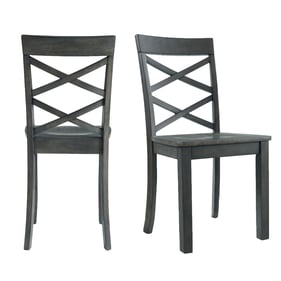 2 Picket House Regan Grey Side Chairs