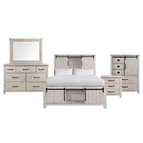 Picket House Jack White 5pc Bedroom Set with Queen Platform Storage Bed