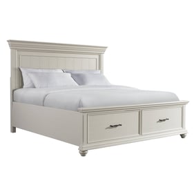 Picket House Brooks White King Platform Storage Bed