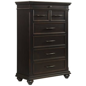 Picket House Brooks Black 6 Drawers Chest