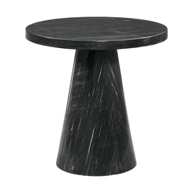 Picket House Odette Grey Round End Table