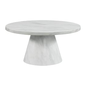 Picket House Odette White Round Coffee Table