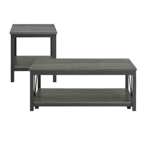 Picket House Owen Grey 2pc Occasional Table Set